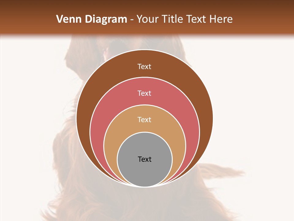 Red Friend Portrait PowerPoint Template