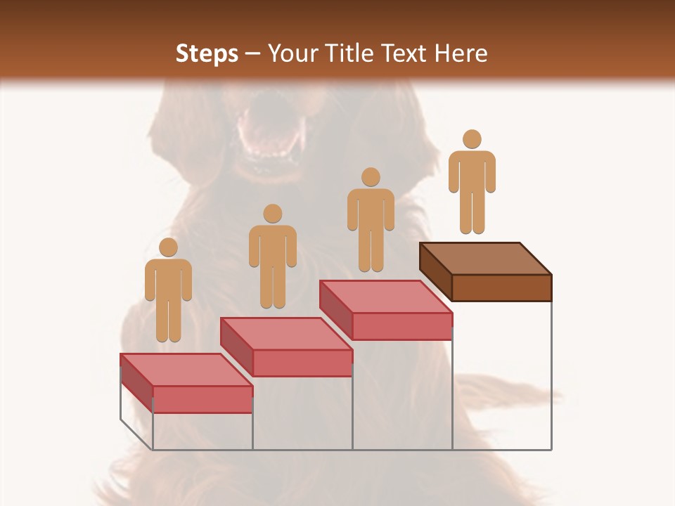 Red Friend Portrait PowerPoint Template