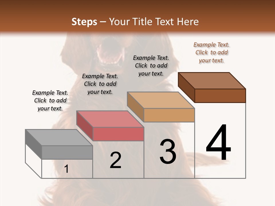 Red Friend Portrait PowerPoint Template