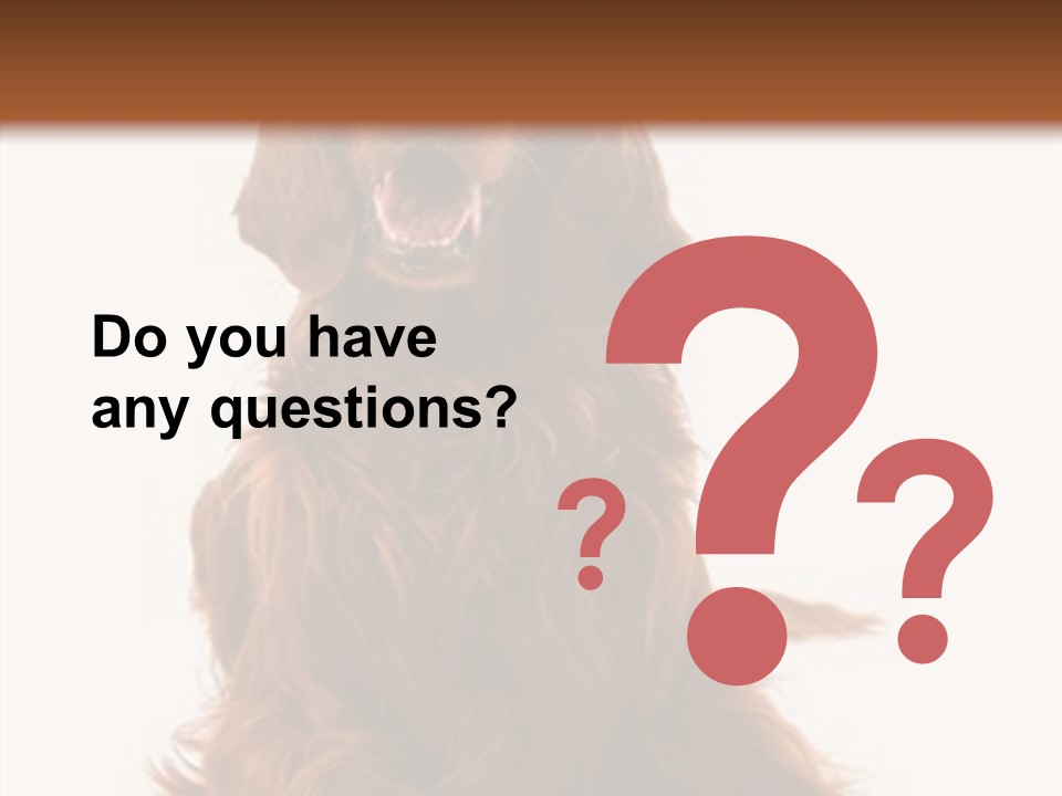 Red Friend Portrait PowerPoint Template