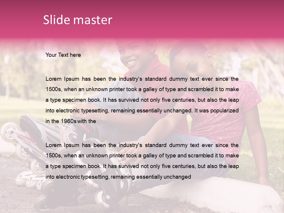 Head Leather Equestrian PowerPoint Template