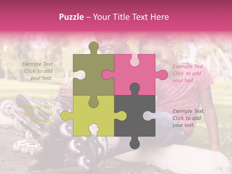 Head Leather Equestrian PowerPoint Template