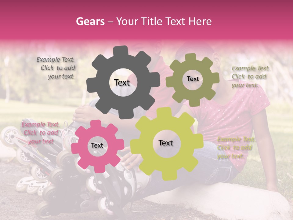 Head Leather Equestrian PowerPoint Template