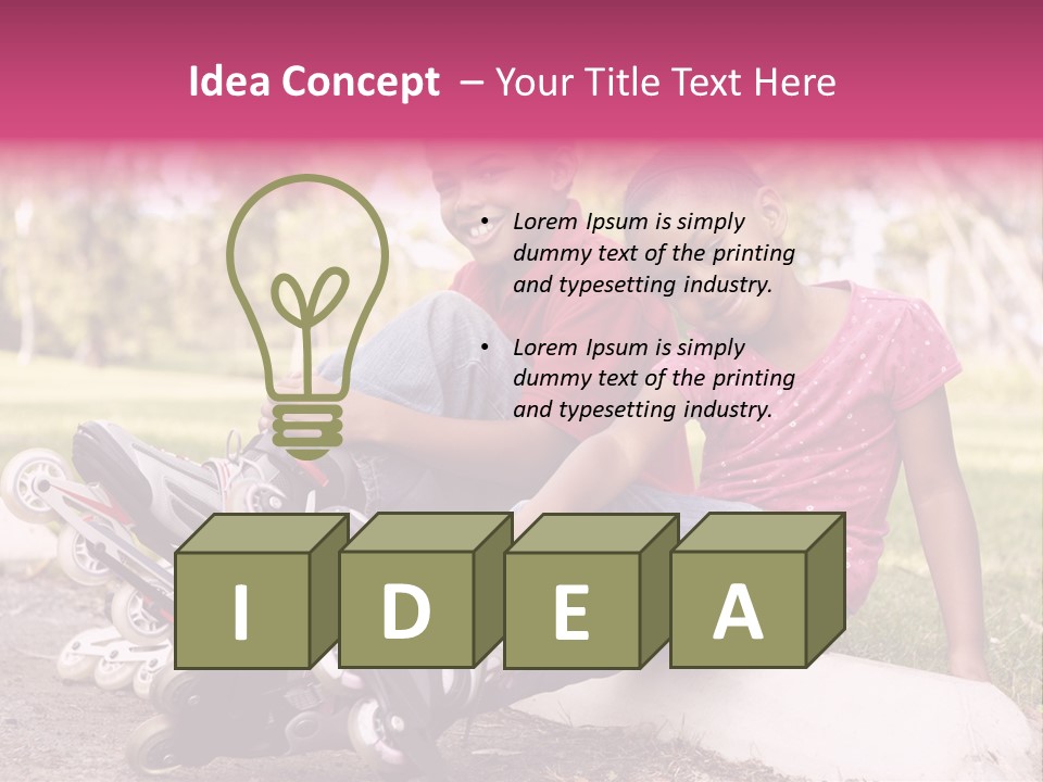 Head Leather Equestrian PowerPoint Template