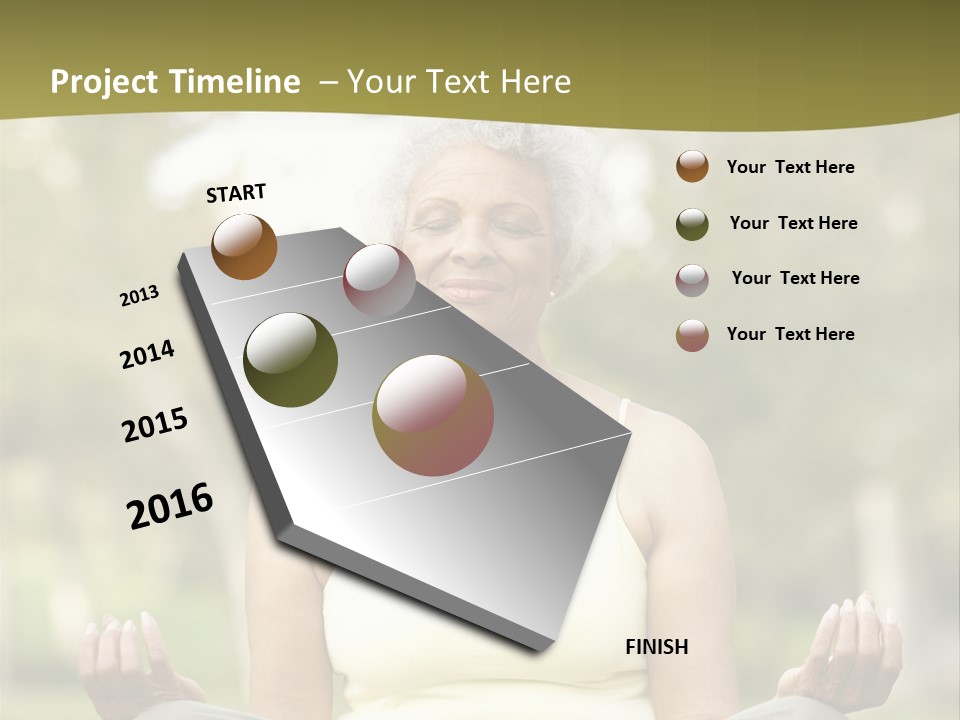 Vertical Countryside Happy PowerPoint Template