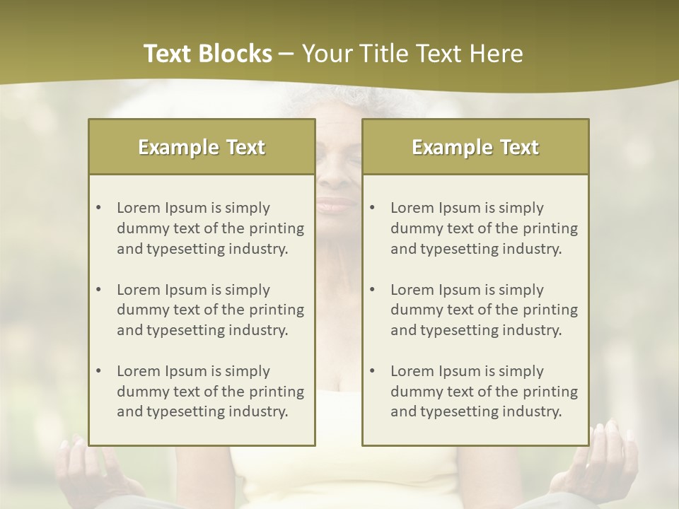 Vertical Countryside Happy PowerPoint Template