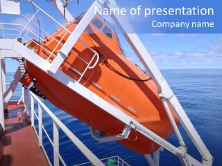 Sea Shipping Rescue PowerPoint Template