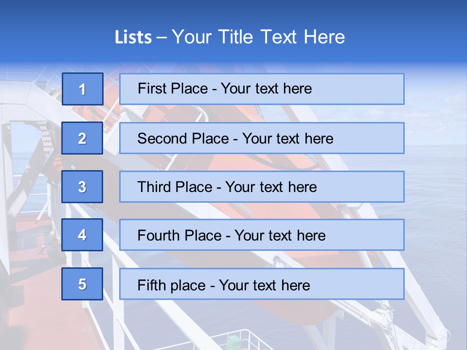 Sea Shipping Rescue PowerPoint Template