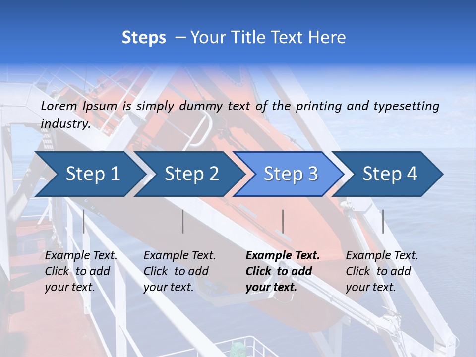 Sea Shipping Rescue PowerPoint Template