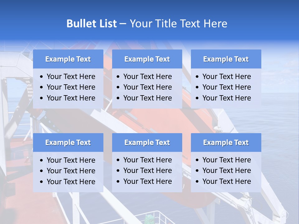 Sea Shipping Rescue PowerPoint Template