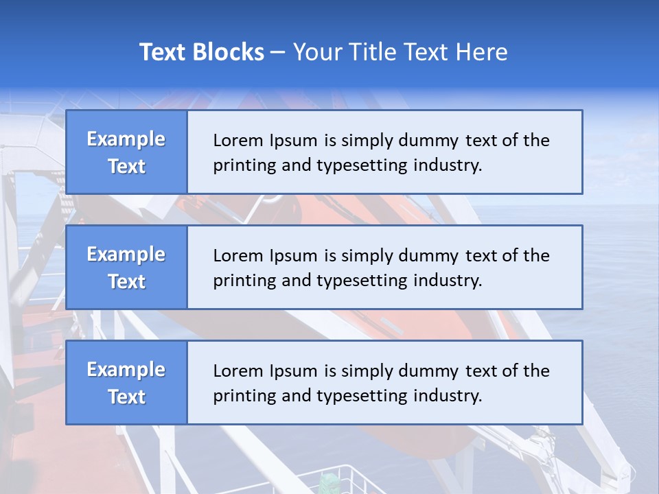 Sea Shipping Rescue PowerPoint Template