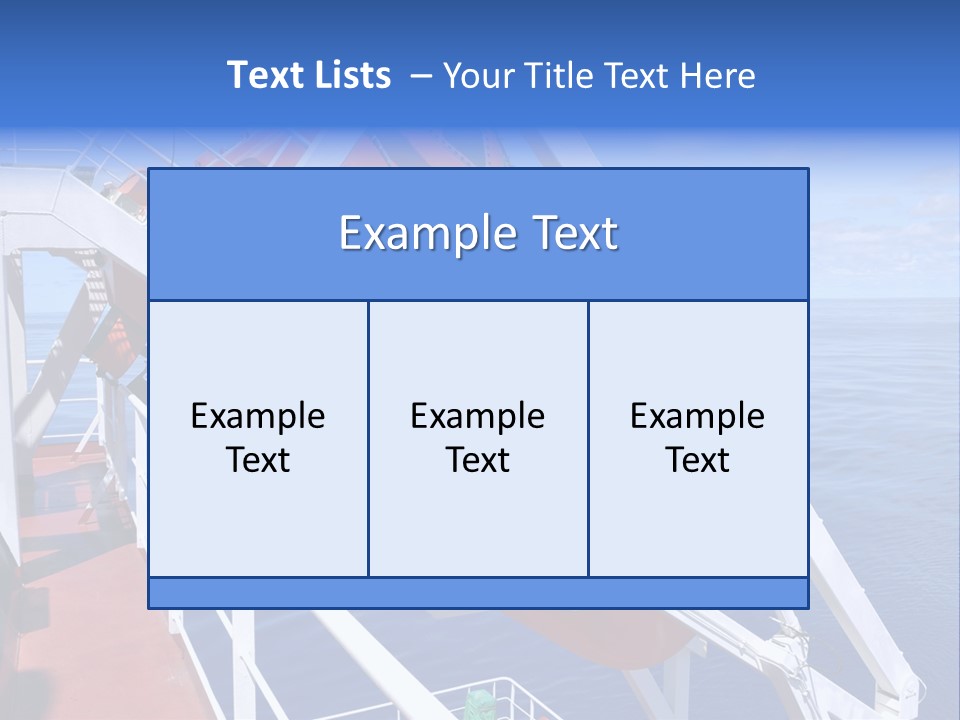 Sea Shipping Rescue PowerPoint Template