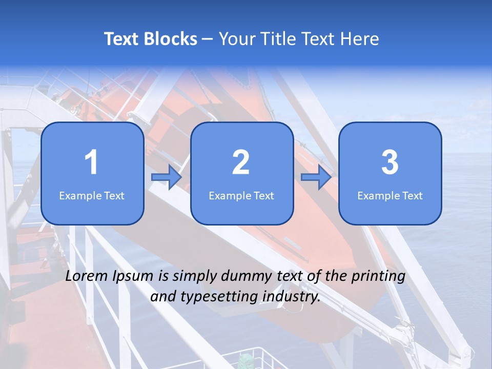 Sea Shipping Rescue PowerPoint Template