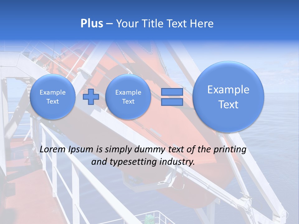 Sea Shipping Rescue PowerPoint Template