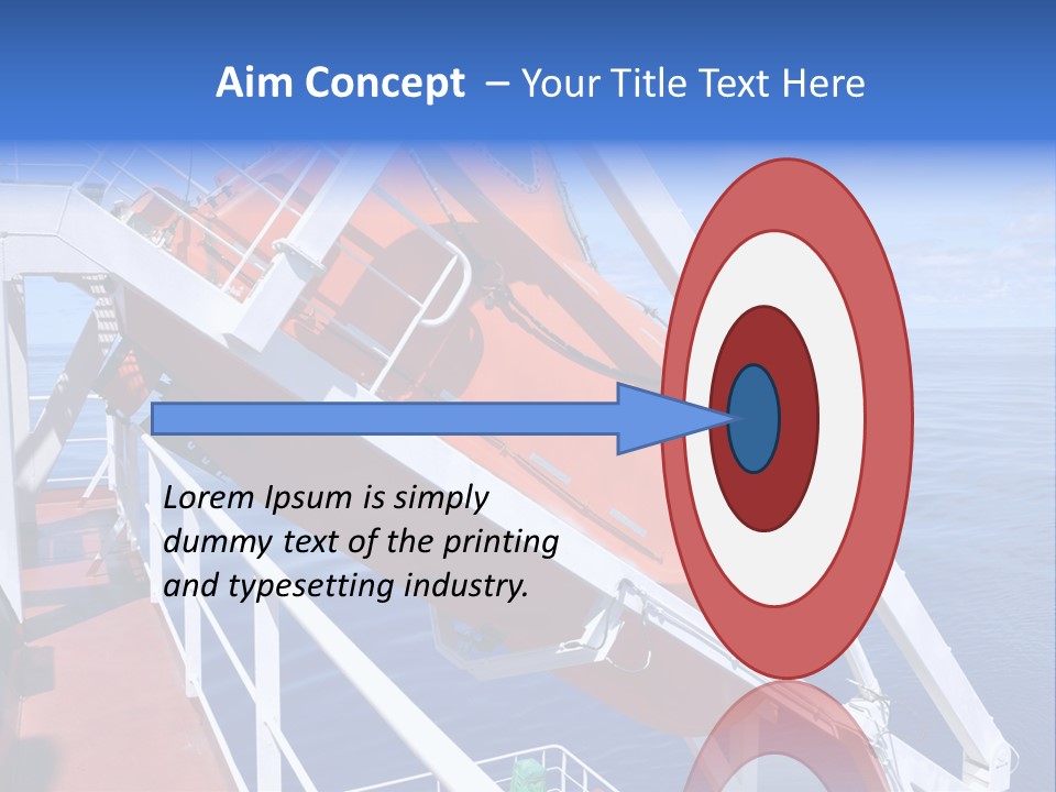 Sea Shipping Rescue PowerPoint Template