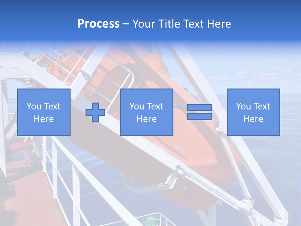 Sea Shipping Rescue PowerPoint Template