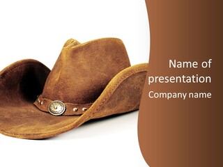 Head Leather Equestrian PowerPoint Template