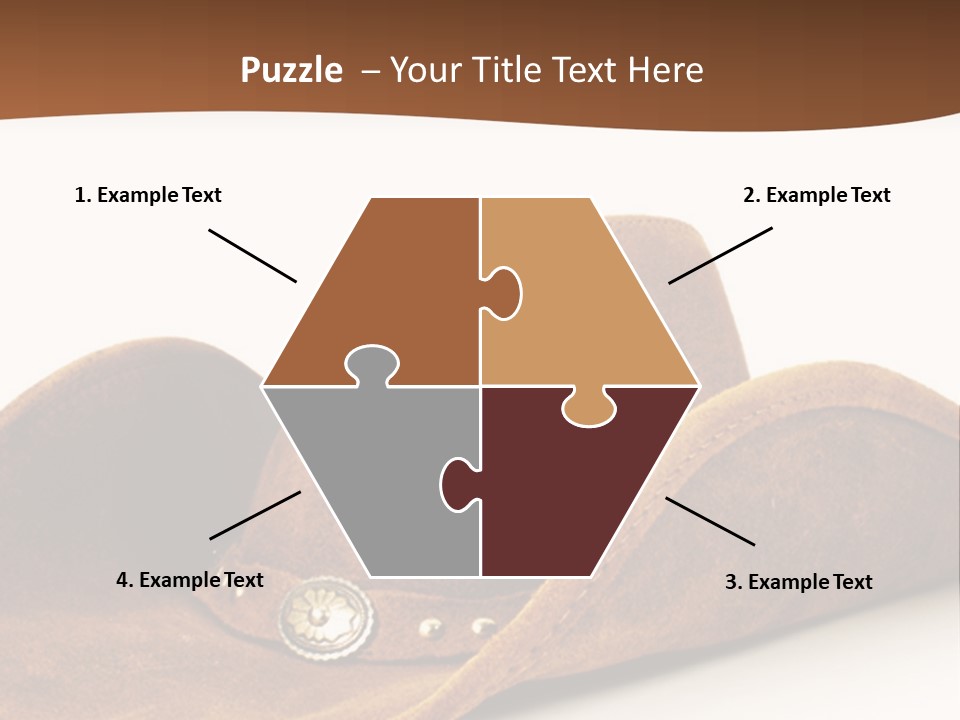 Head Leather Equestrian PowerPoint Template