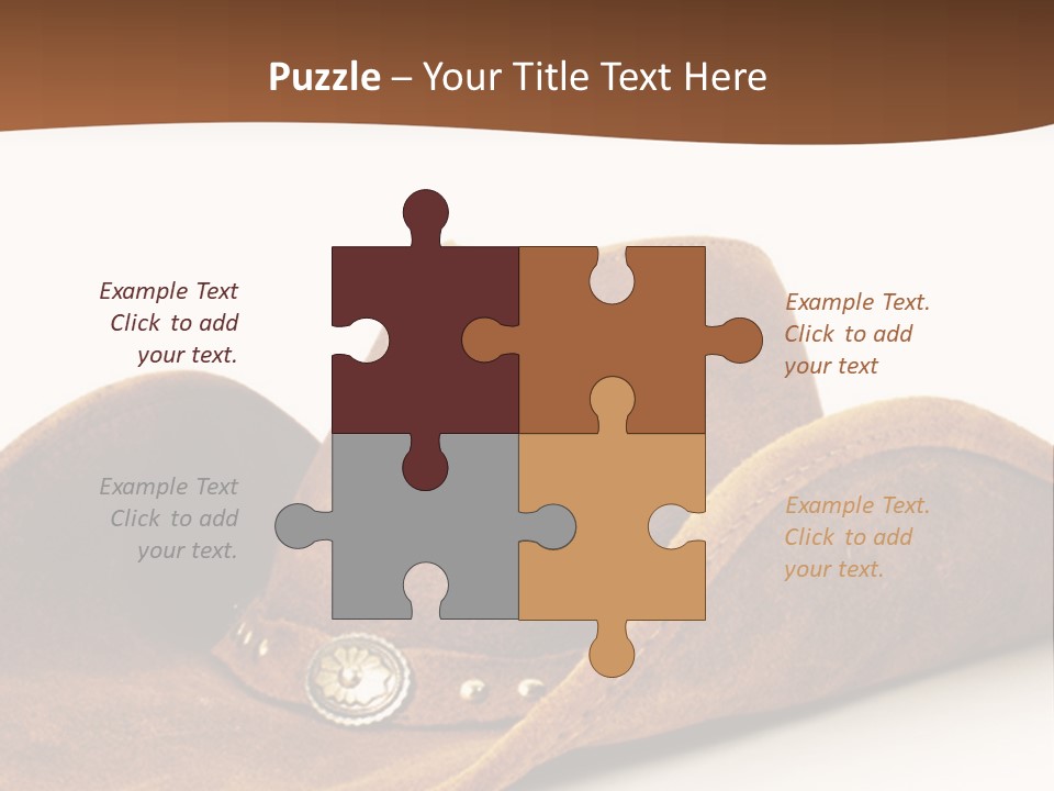 Head Leather Equestrian PowerPoint Template