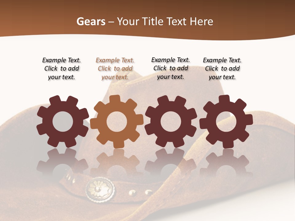 Head Leather Equestrian PowerPoint Template