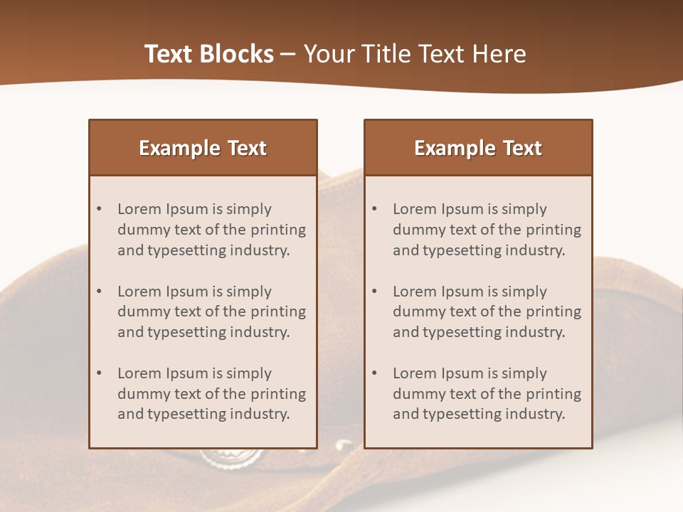 Head Leather Equestrian PowerPoint Template
