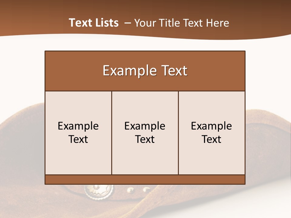 Head Leather Equestrian PowerPoint Template