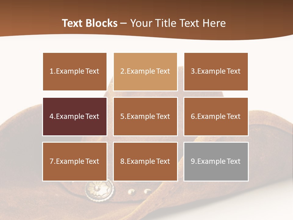 Head Leather Equestrian PowerPoint Template