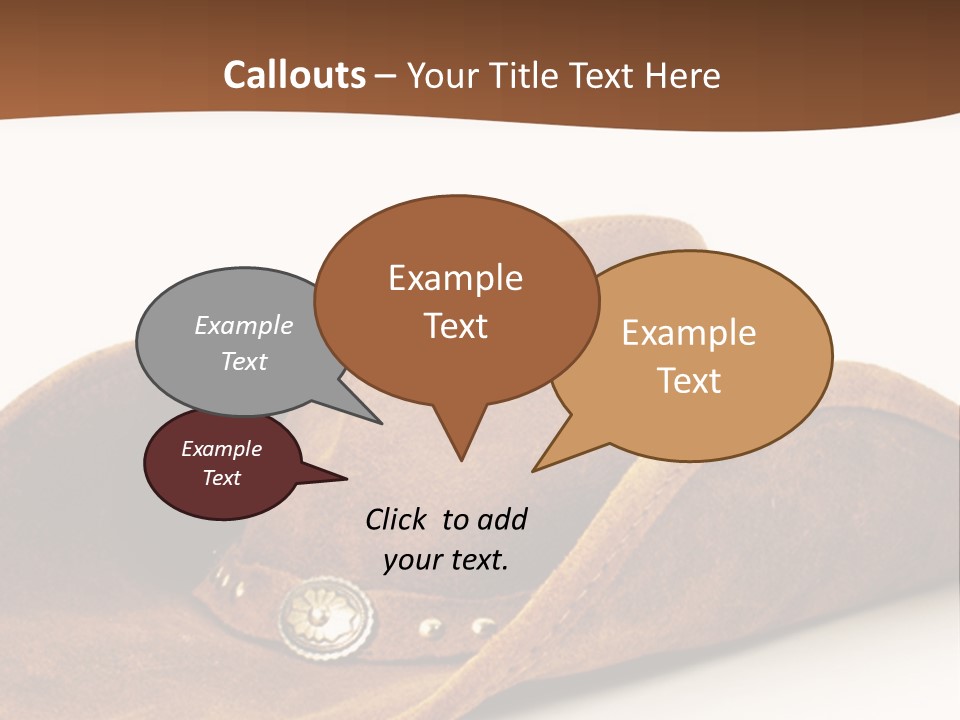 Head Leather Equestrian PowerPoint Template