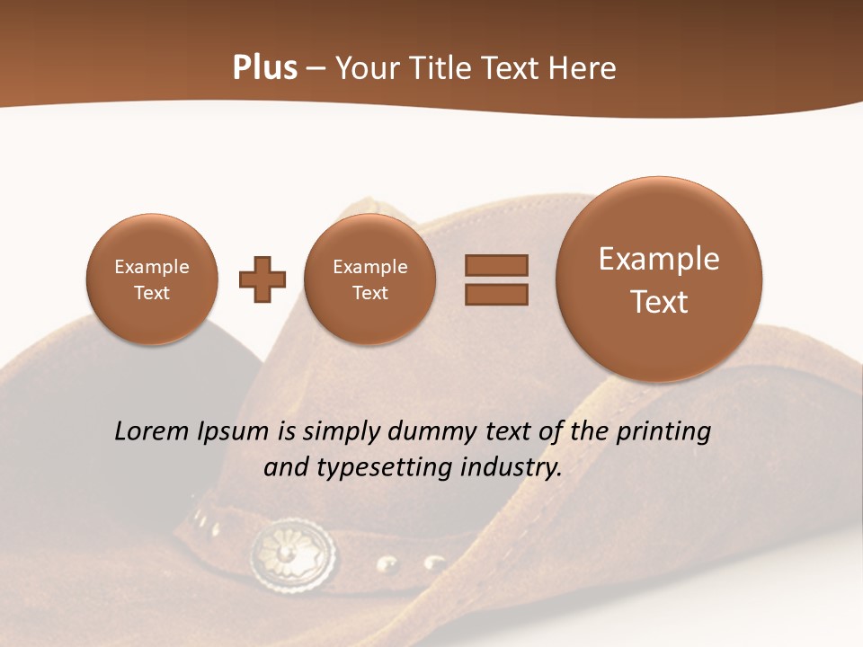 Head Leather Equestrian PowerPoint Template