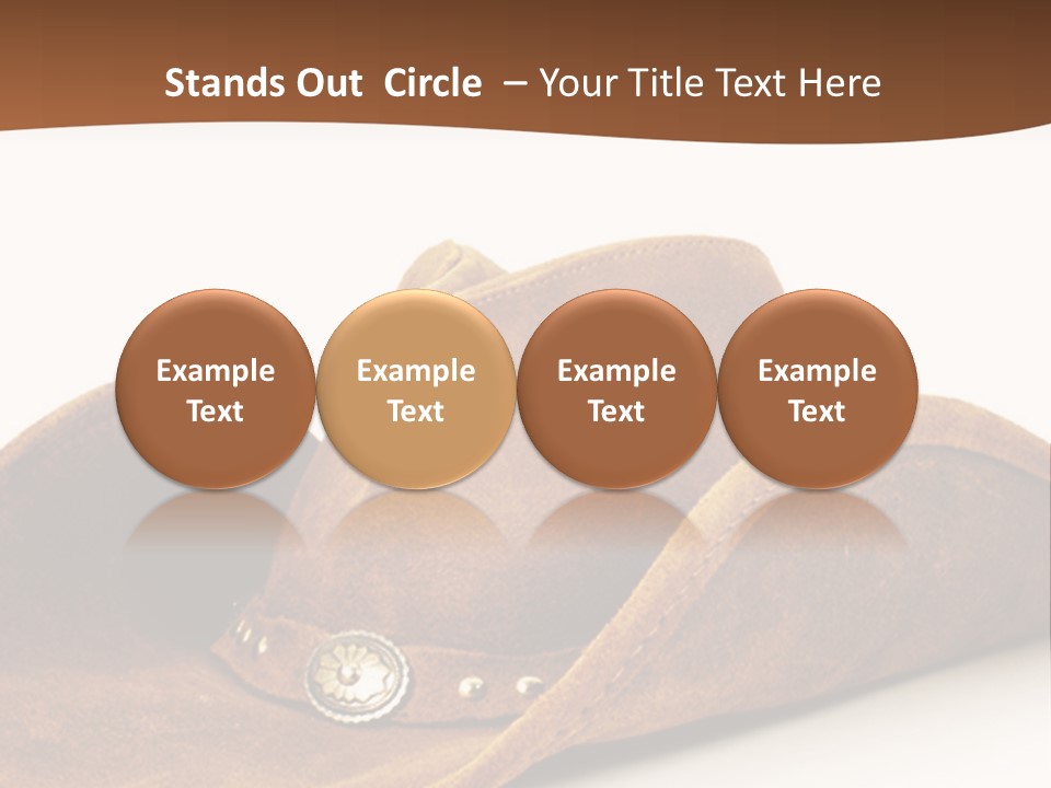 Head Leather Equestrian PowerPoint Template