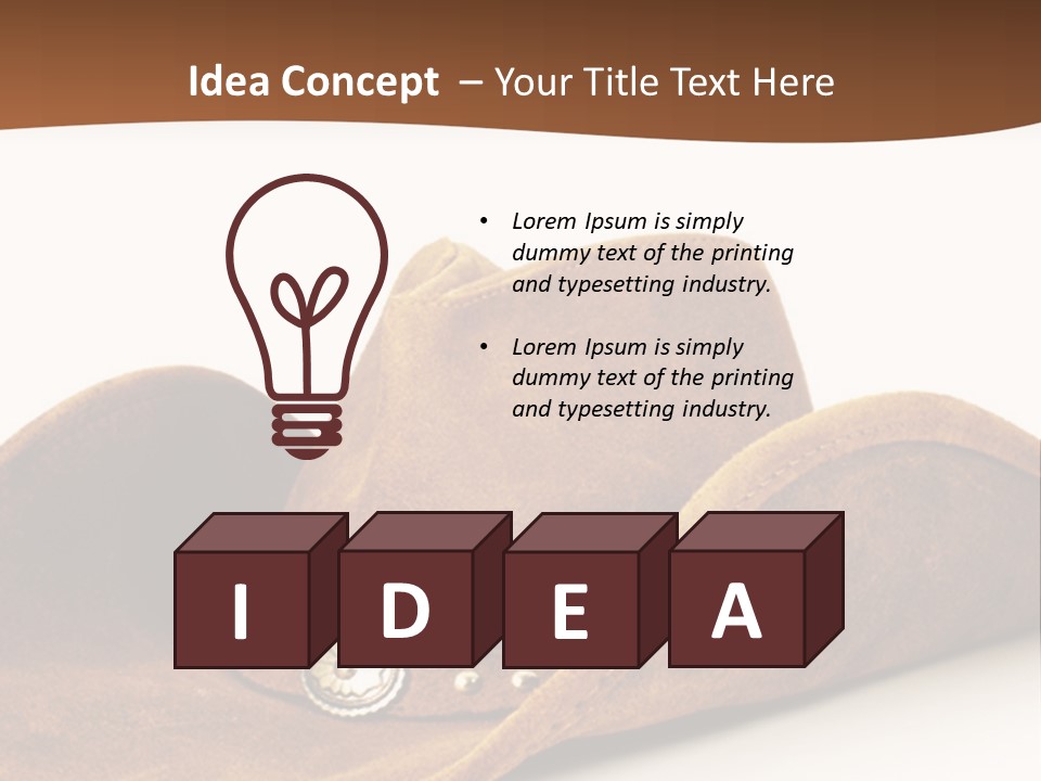 Head Leather Equestrian PowerPoint Template