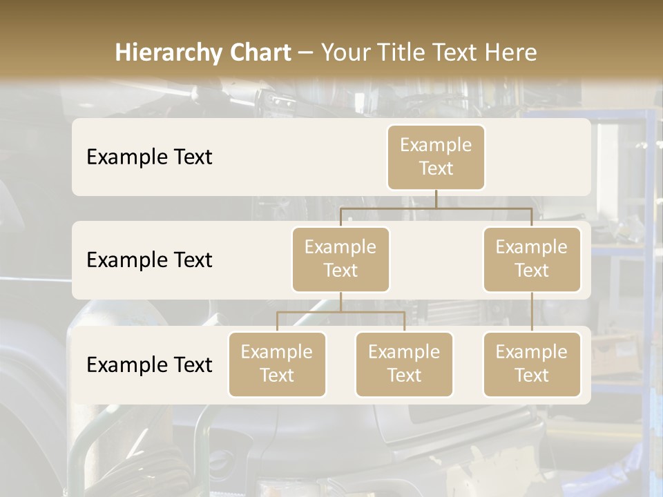 Messy Motor Vehicle Service PowerPoint Template