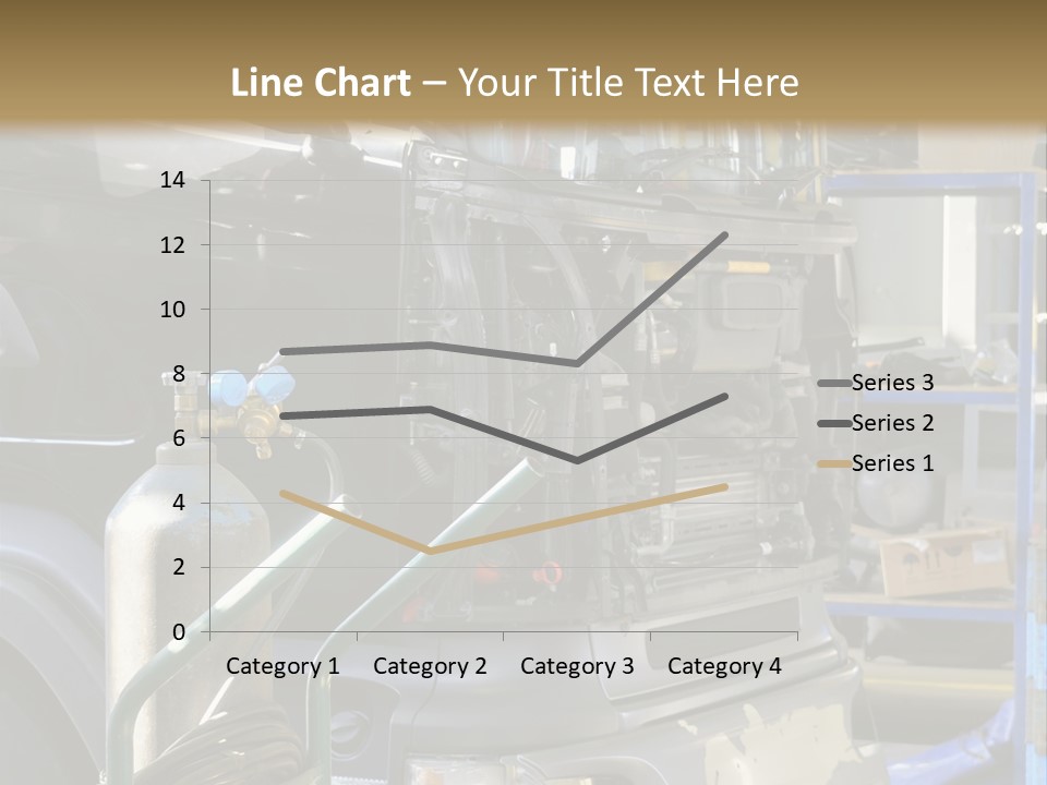 Messy Motor Vehicle Service PowerPoint Template