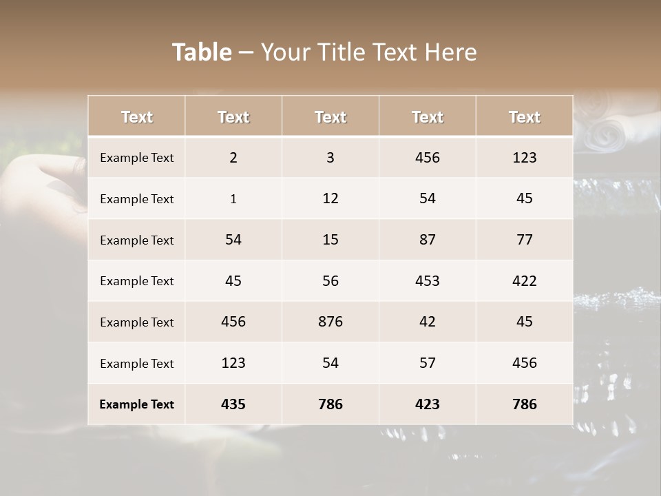 Body Care Day PowerPoint Template