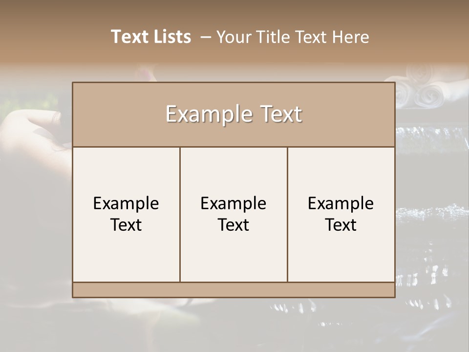 Body Care Day PowerPoint Template