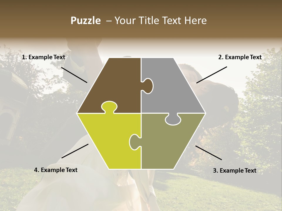 Closeup Lawn Joyful PowerPoint Template