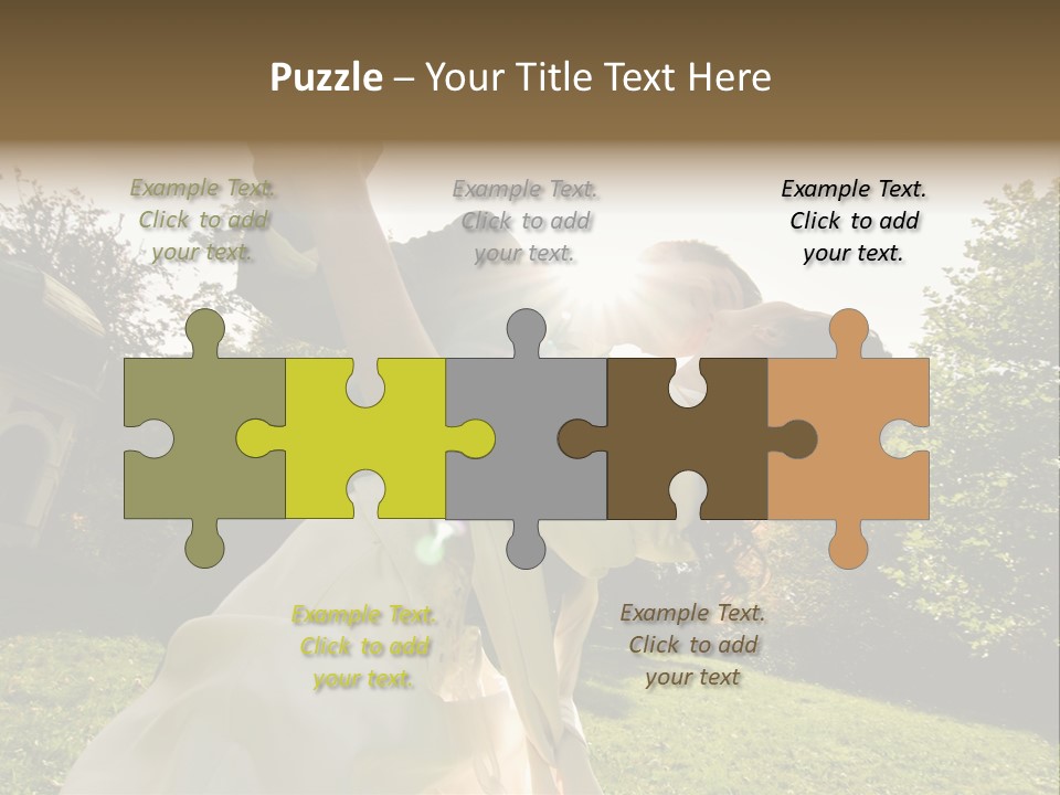 Closeup Lawn Joyful PowerPoint Template