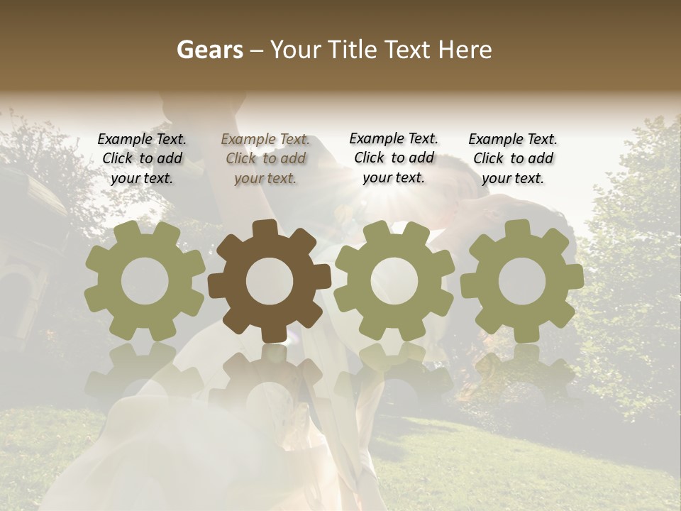 Closeup Lawn Joyful PowerPoint Template