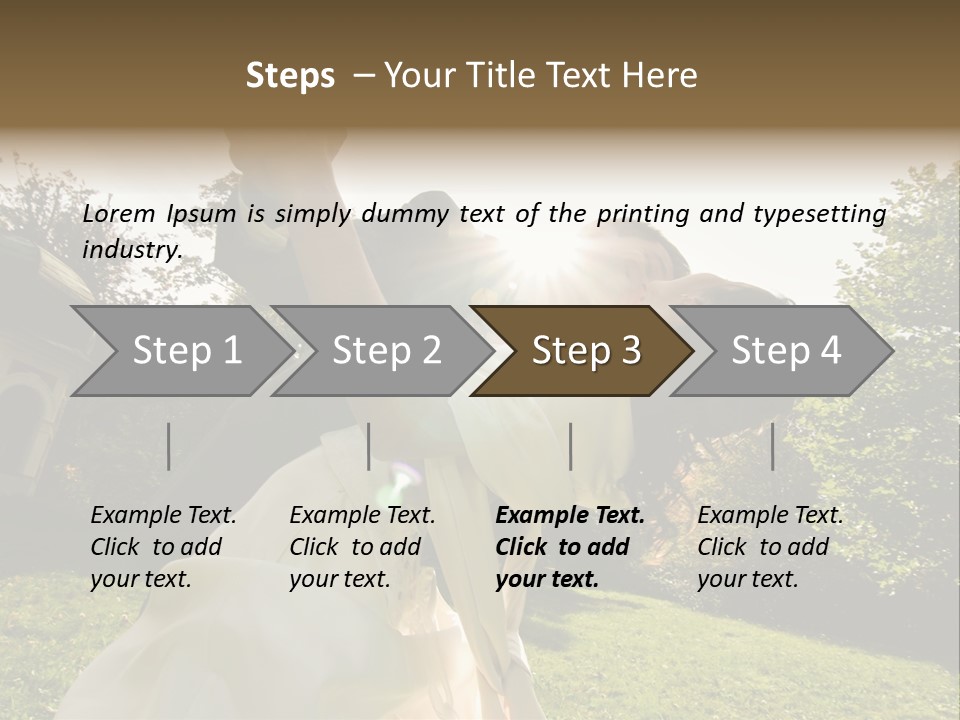 Closeup Lawn Joyful PowerPoint Template