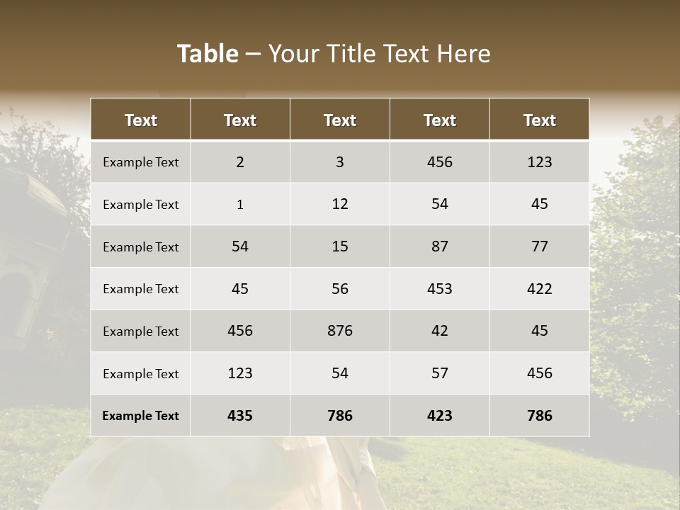 Closeup Lawn Joyful PowerPoint Template