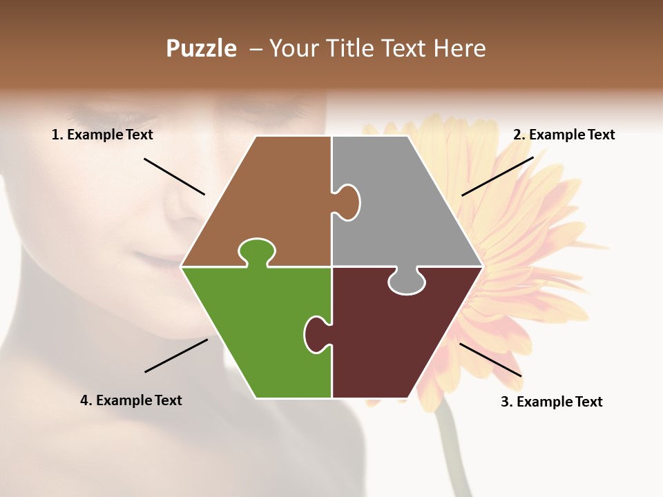 Young Spa Expression PowerPoint Template