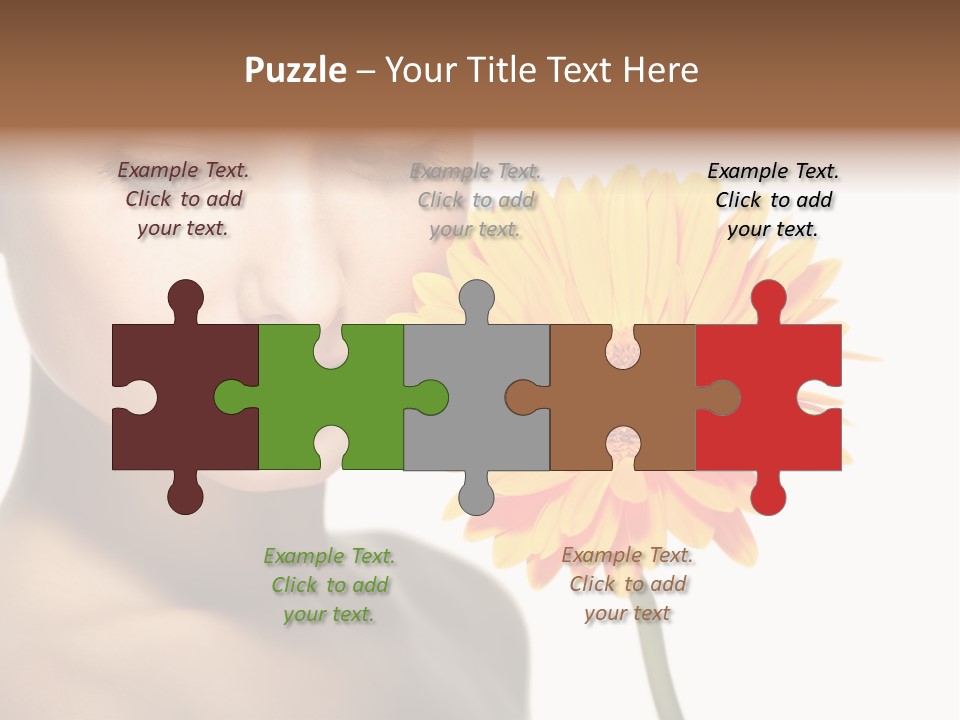 Young Spa Expression PowerPoint Template