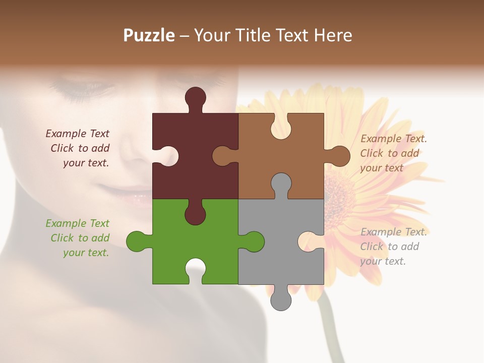 Young Spa Expression PowerPoint Template