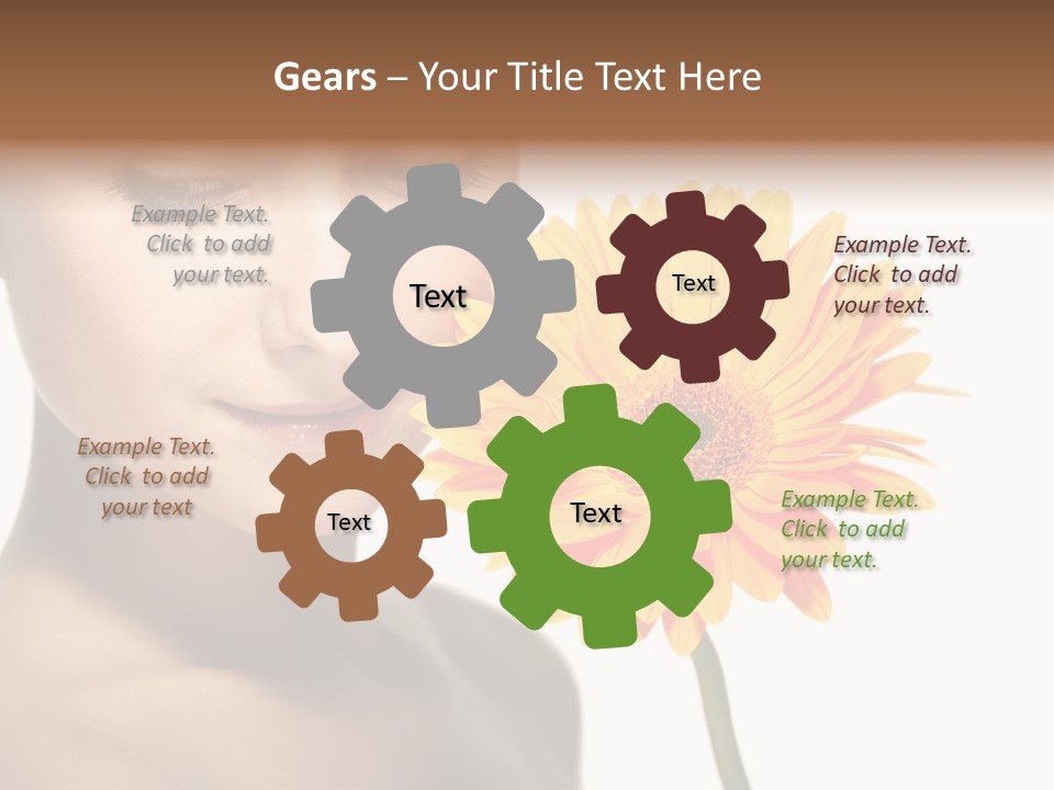 Young Spa Expression PowerPoint Template