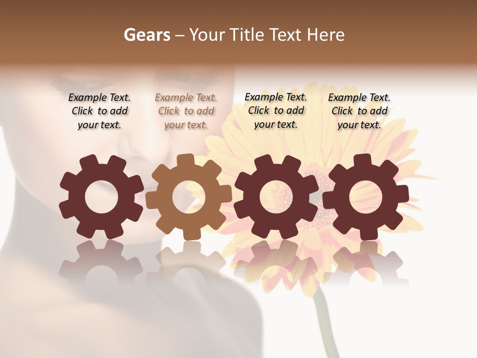 Young Spa Expression PowerPoint Template