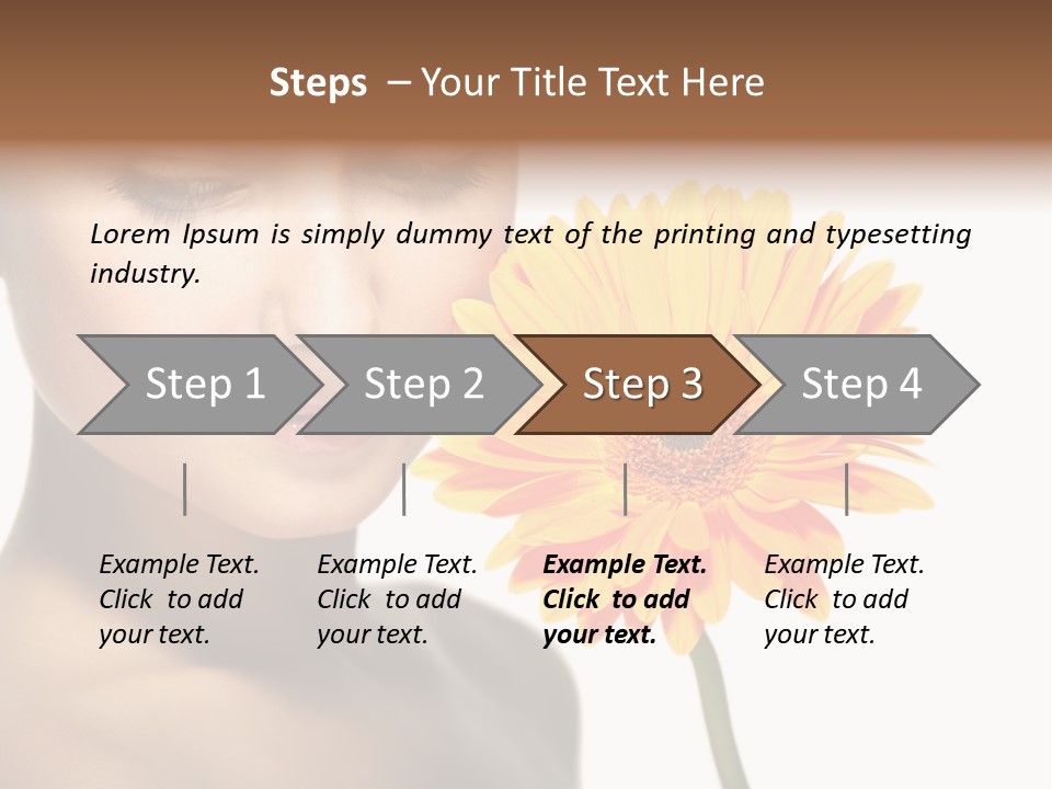 Young Spa Expression PowerPoint Template