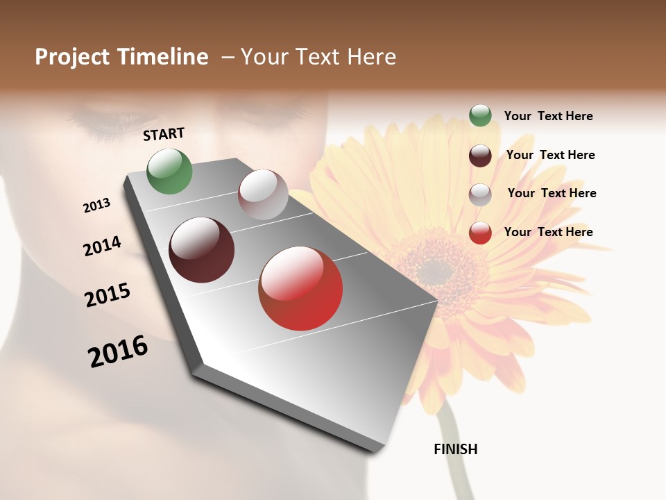 Young Spa Expression PowerPoint Template
