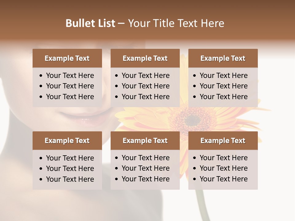 Young Spa Expression PowerPoint Template