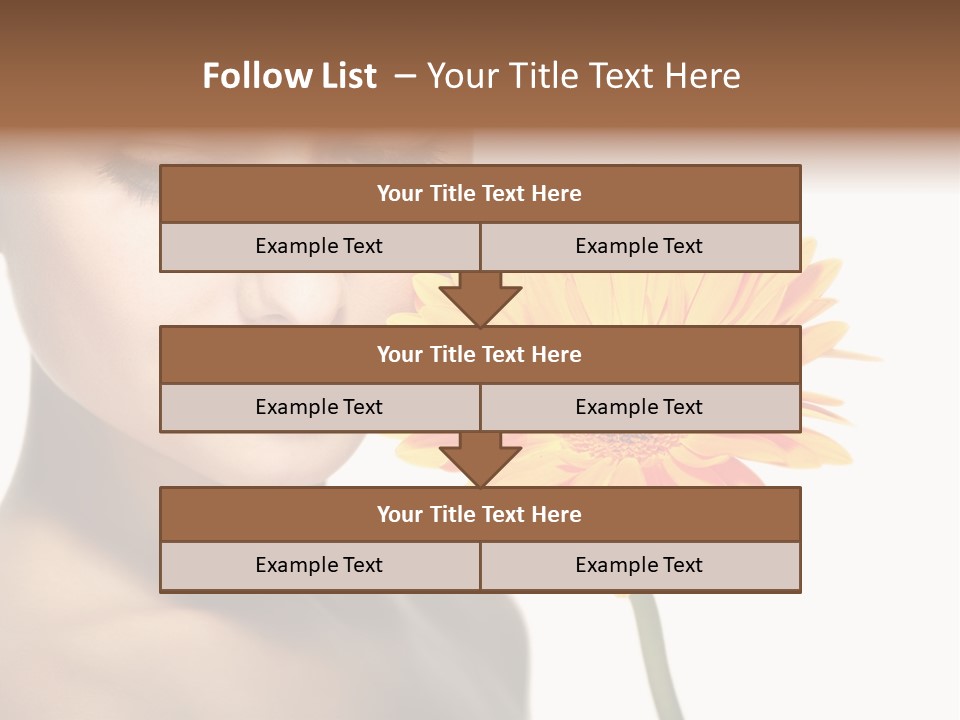 Young Spa Expression PowerPoint Template
