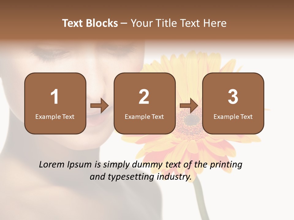 Young Spa Expression PowerPoint Template